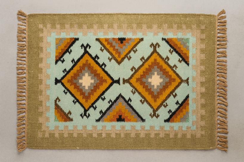 سجادة هندية منسوجة يدوياً صوف 90٪ قطن 10٪ موديل  KIM996